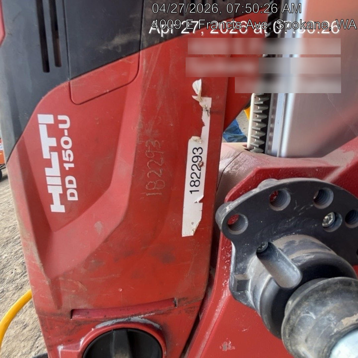2021 HILTI DD 150-U