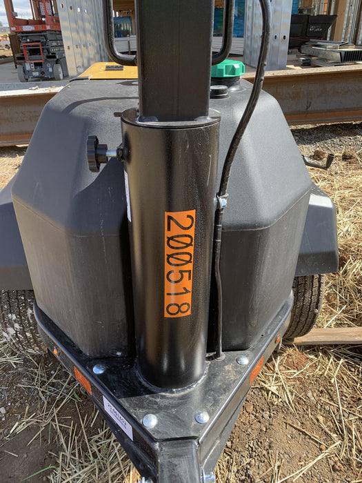 2022 Allmand NLV3GR (4) LED Light Fixture 350W, 23' Vertical Mast, 3kW Prime, Towable, Deep Sea L401, Leveling Jacks, Yanmar T4F 5.8hp