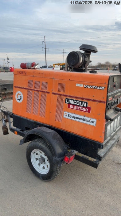 2021 Lincoln Electric Vantage 549X Ready Pak 3, ORANGE (includes trailer, cable rack, fender light kit)