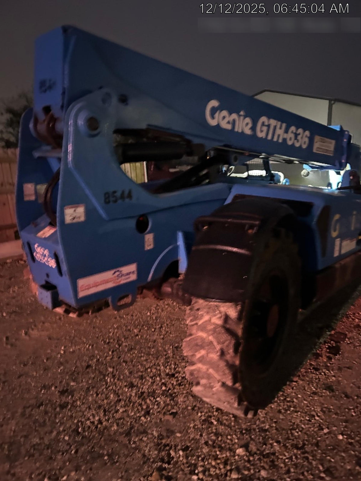2018 Genie GTH-636 Genie GTH-636 w/Open ROPS, Solid Tires, Work Light/Beacon, 48" Carriage and Forks