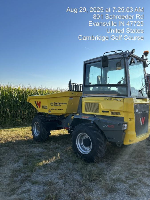2025 WACKER NEUSON DV604 Cab Standard Tires
