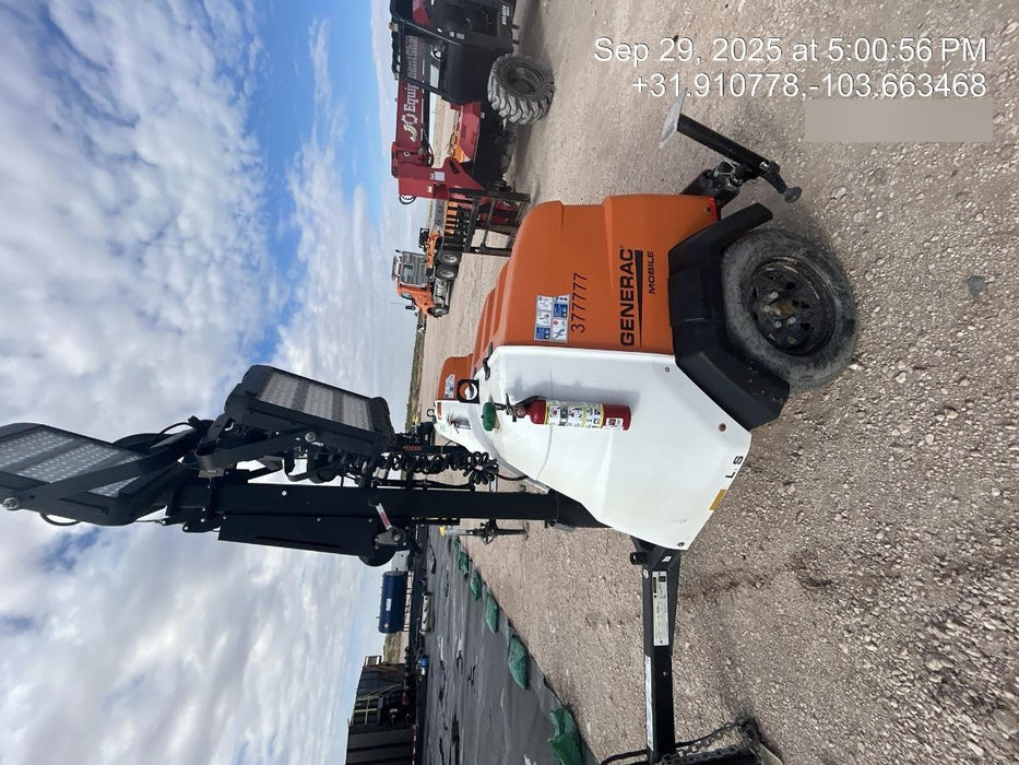 2023 Generac MLT2 Diesel, Flex Switch 120V Input, Powerzone Controller, 
(4) 320W LED Lights, 4kW Generator, 39.9 Gal Fuel Tank, 2" Ball, T3