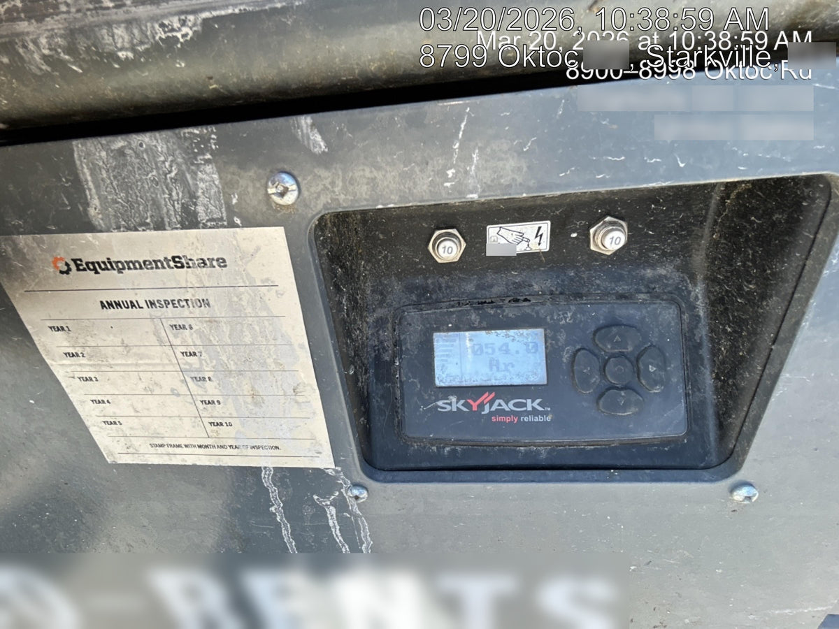 2024 Skyjack SJ3219 Electric Drive, Sld NM Tires, DBcns, RFRails, Power to Platform, T3 + Access Control