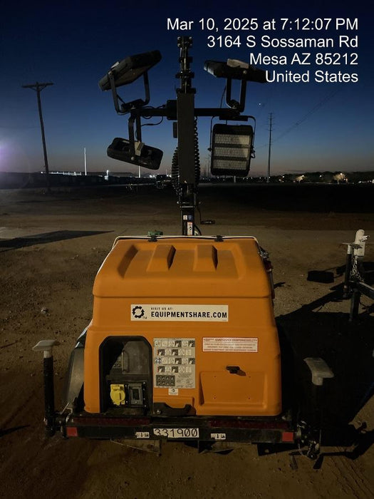 2023 Generac MLT2 Diesel, Flex Switch 120V Input, Powerzone Controller, (4) 320W LED Lights, 4kW Generator, 39.9 Gal Fuel Tank, 2" Ball, T3