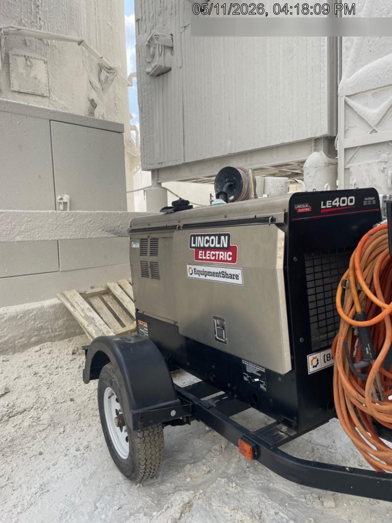 2025 Lincoln Electric LE400 Diesel, Kubota V1505, 22 HP, Trlr, Cable Rack, Light Kit, ES Decals, T3