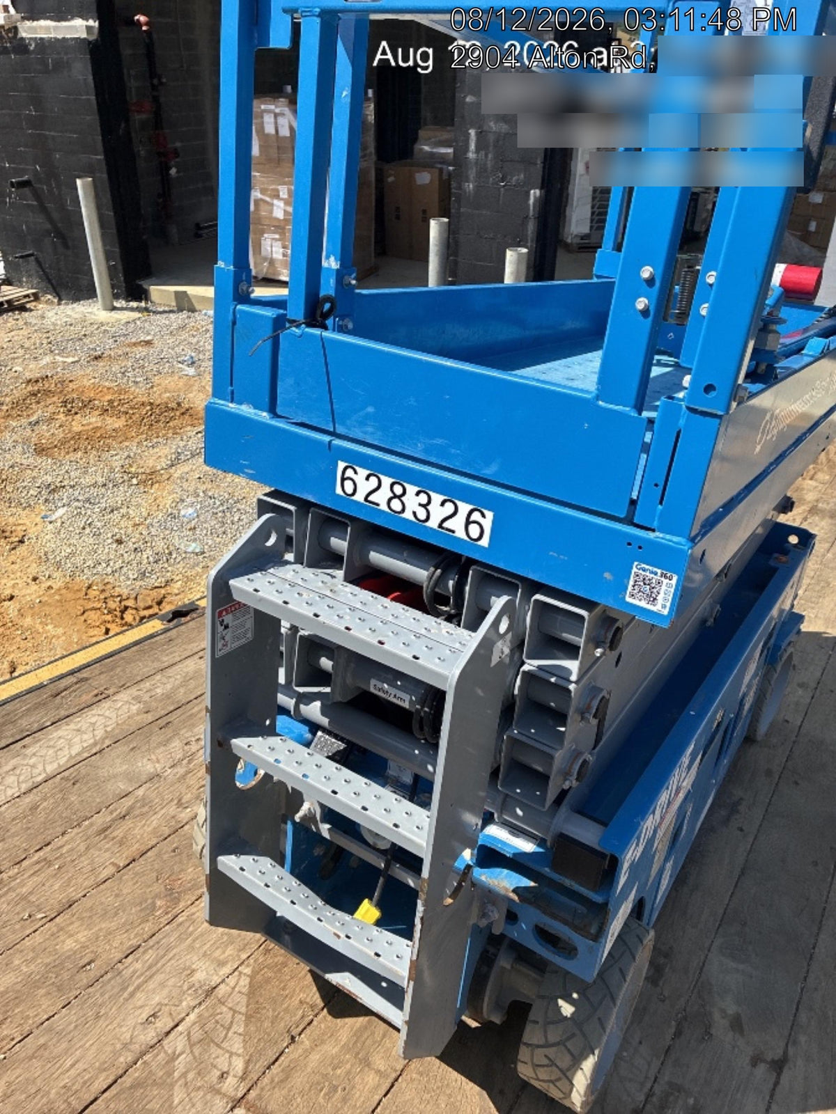 2019 Genie GS-1930 Fixed Rails with Chain Entry