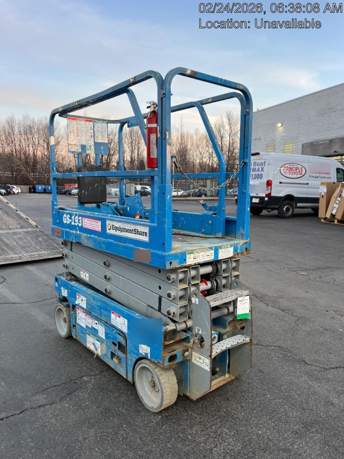 2019 Genie GS-1930 Fixed rails with chain Entry