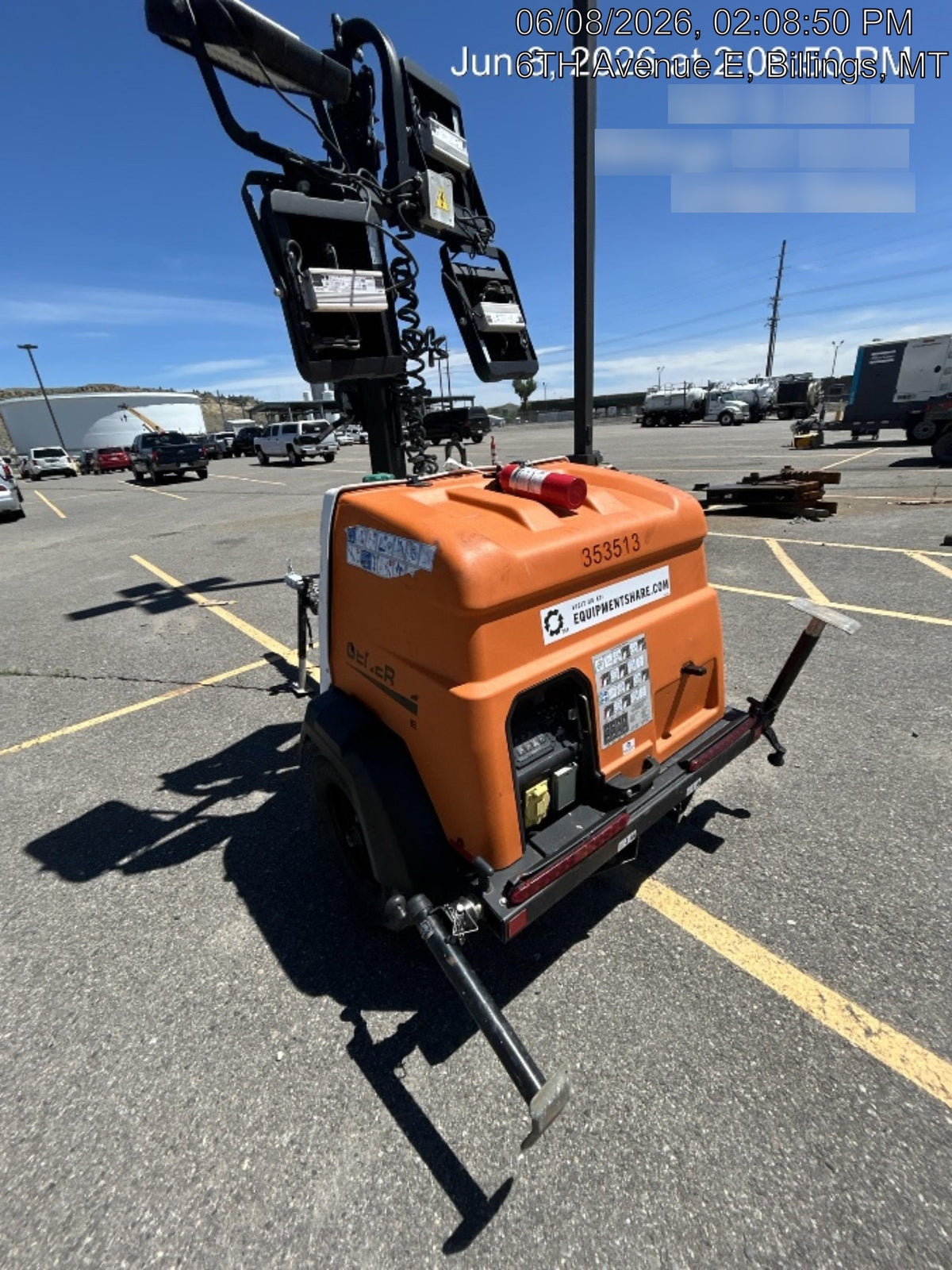 2023 Generac MLT2 Diesel, Flex Switch 120V Input, Powerzone Controller, (4) 320W LED Lights, 4kW Generator, 39.9 Gal Fuel Tank, 2" Ball, T3