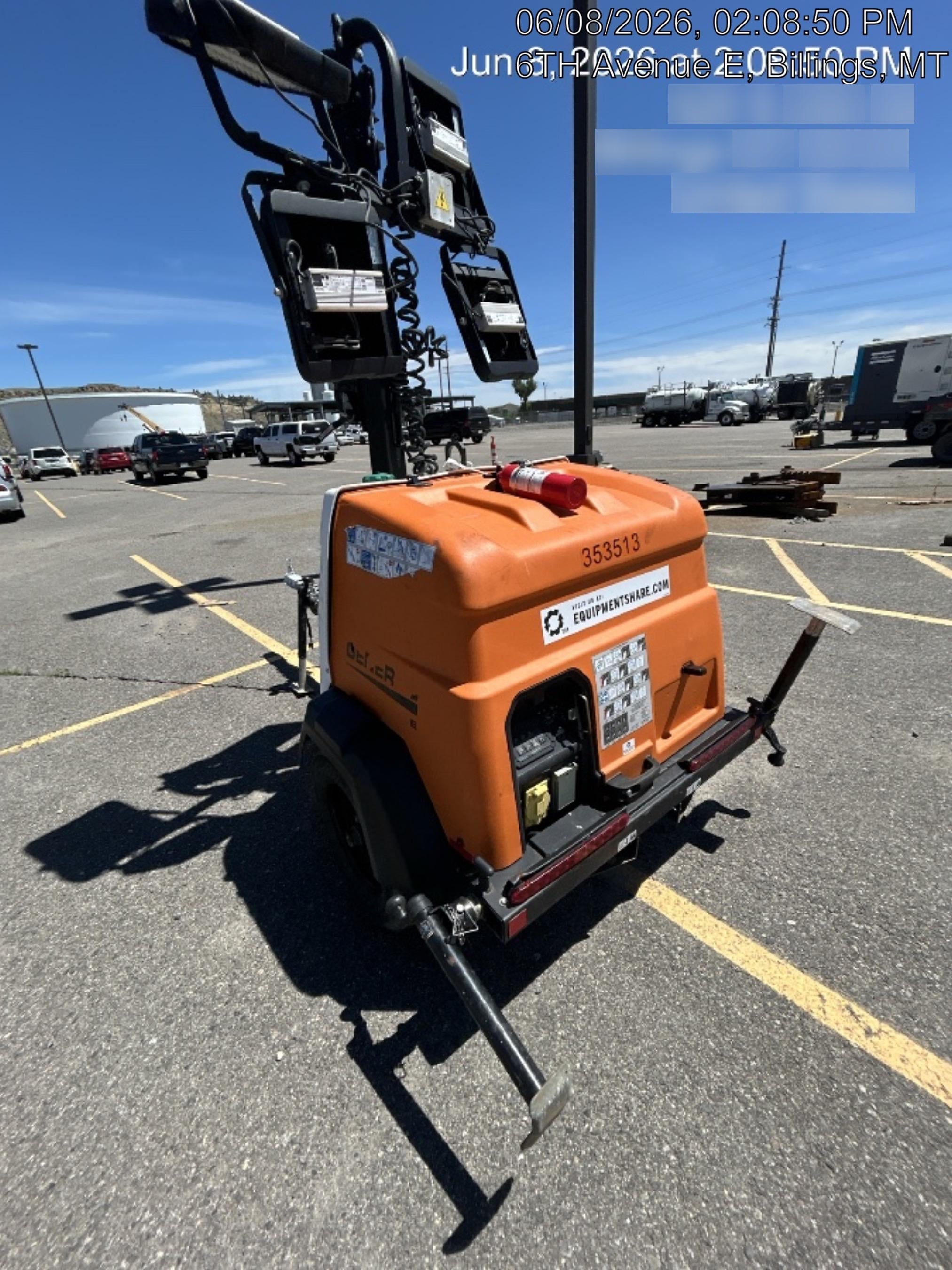 2023 Generac MLT2 Diesel, Flex Switch 120V Input, Powerzone Controller, (4) 320W LED Lights, 4kW Generator, 39.9 Gal Fuel Tank, 2" Ball, T3