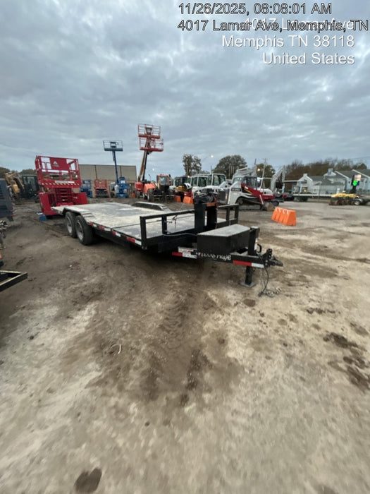 2024 TEXAS PRIDE TRAILERS 21' Lowboy Gravity Tilt Bed 14K Bumper Pull Trailer