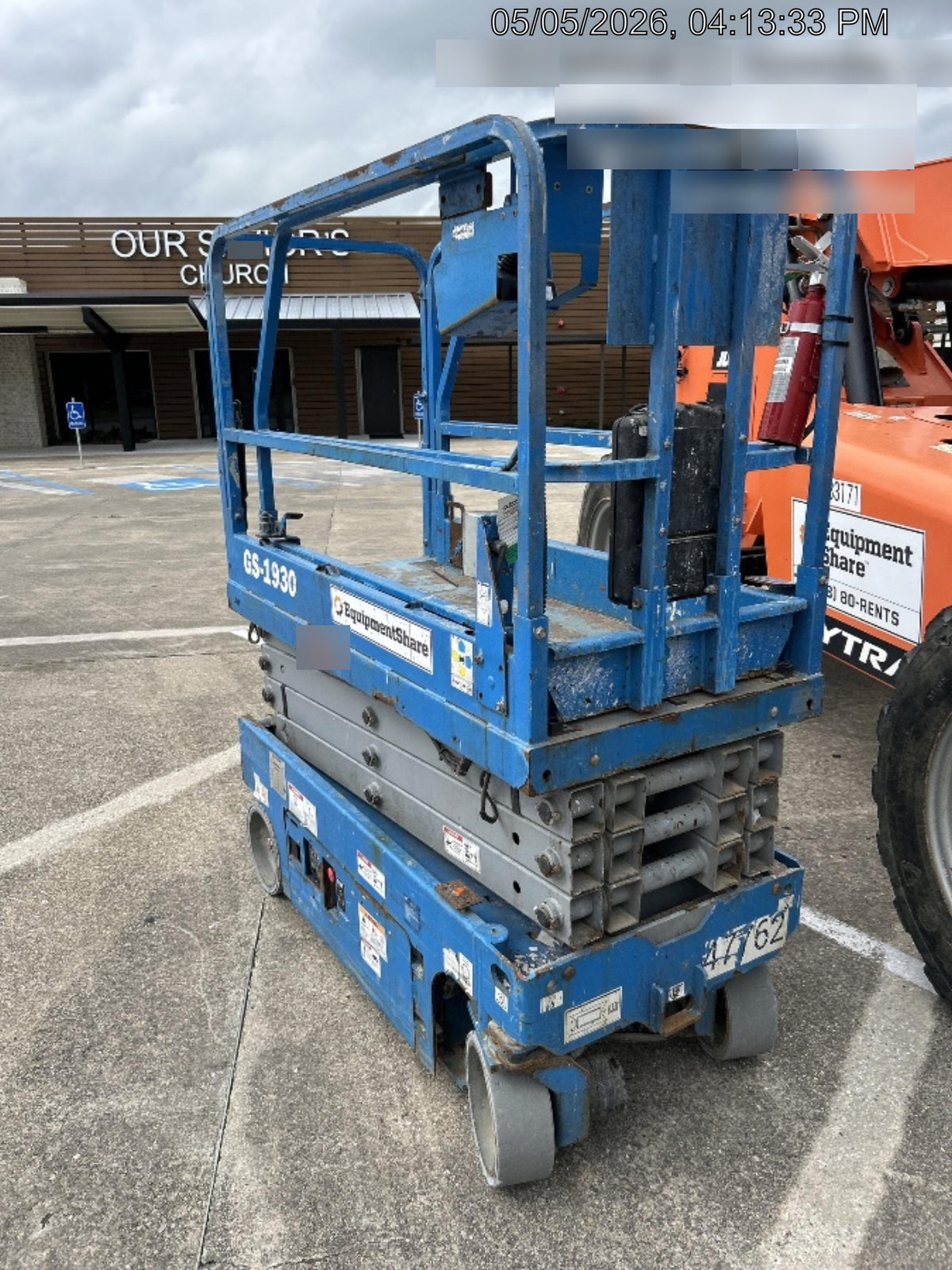 2019 Genie GS-1930 Fixed Rails with Chain Entry
