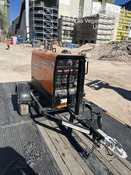 2022 Lincoln Electric LE400 Kubota V1505, Trlr, Cable Rack, Light Kit, ES Decals, T3