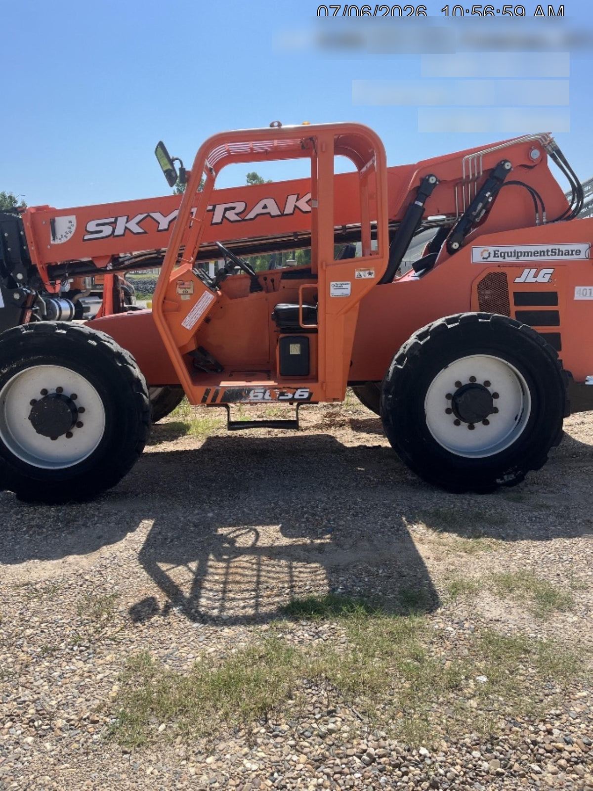 2019 Skytrak 6036 Canopy, Solid Tires, LED Work Lights, Beacon 50" Carriage, 48" Pallet Forks