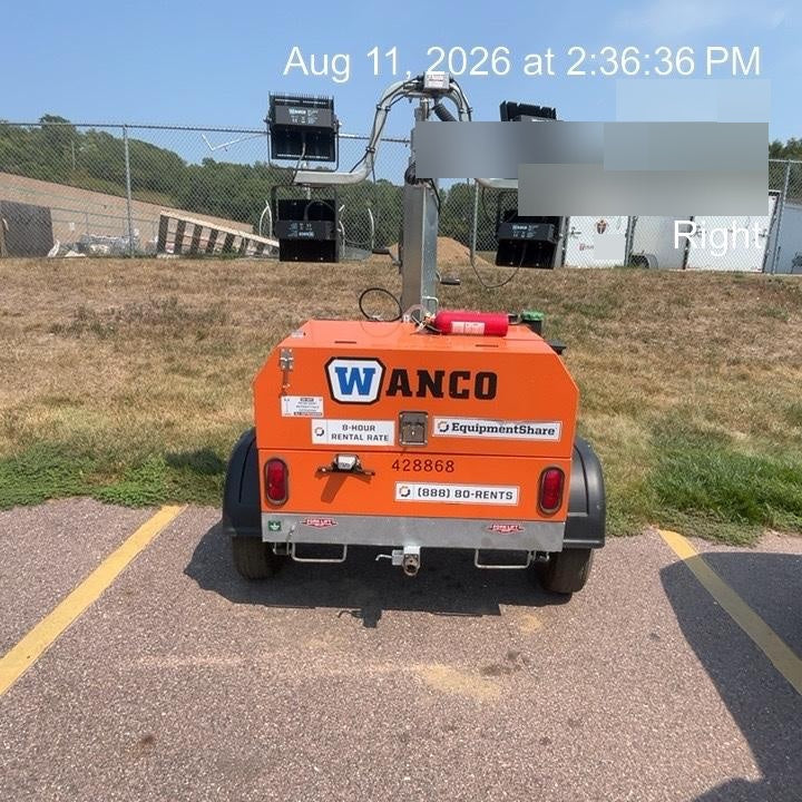 2024 Wanco WLTT-4MM4K Diesel, Deep Sea Controller, Shore Power Plug, Auto Start, (4) 350W LED Floodlights, 4kW Generator, 60 Gal Fuel Tank, 2" Ball, T3