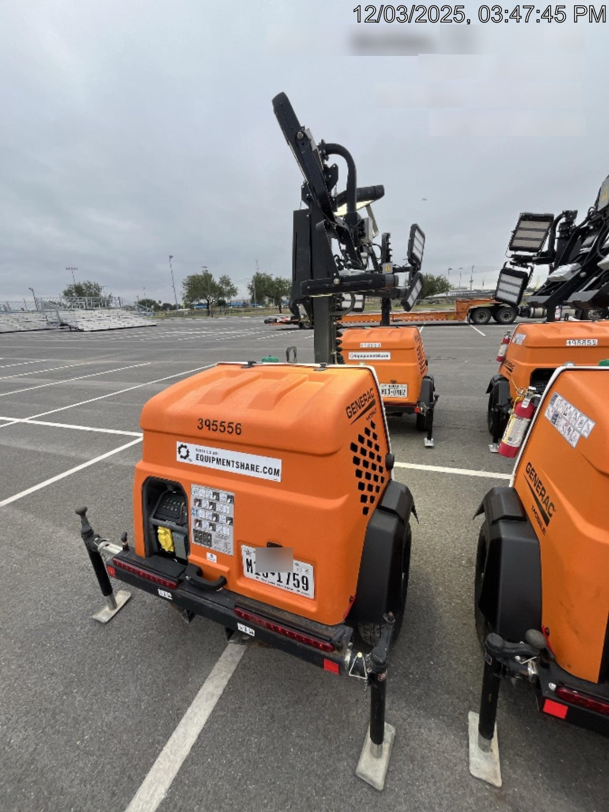 2024 Generac MLT2 Diesel, Flex Switch 120V Input, Powerzone Controller, 
(4) 320W LED Lights, 4kW Generator, 39.9 Gal Fuel Tank, 2" Ball, T3