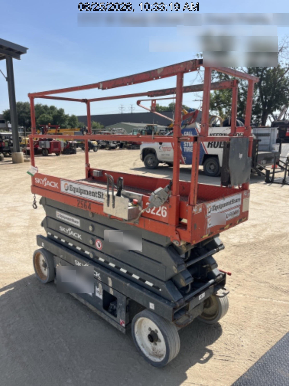2016 Skyjack SJIII-3226 Standard Options