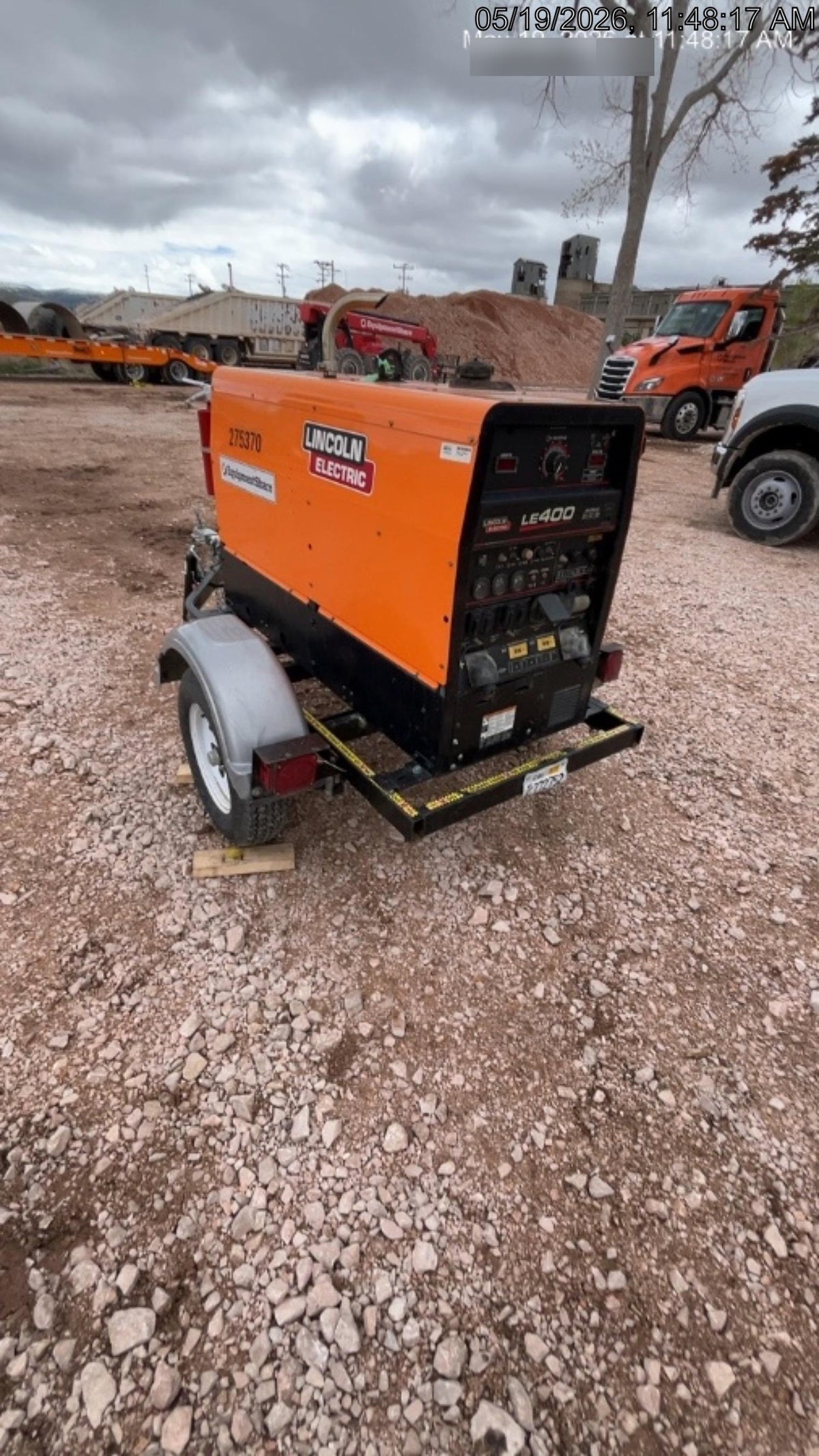 2022 Lincoln Electric LE400 Kubota V1505, Trlr, Cable Rack, Light Kit, ES Decals, T3