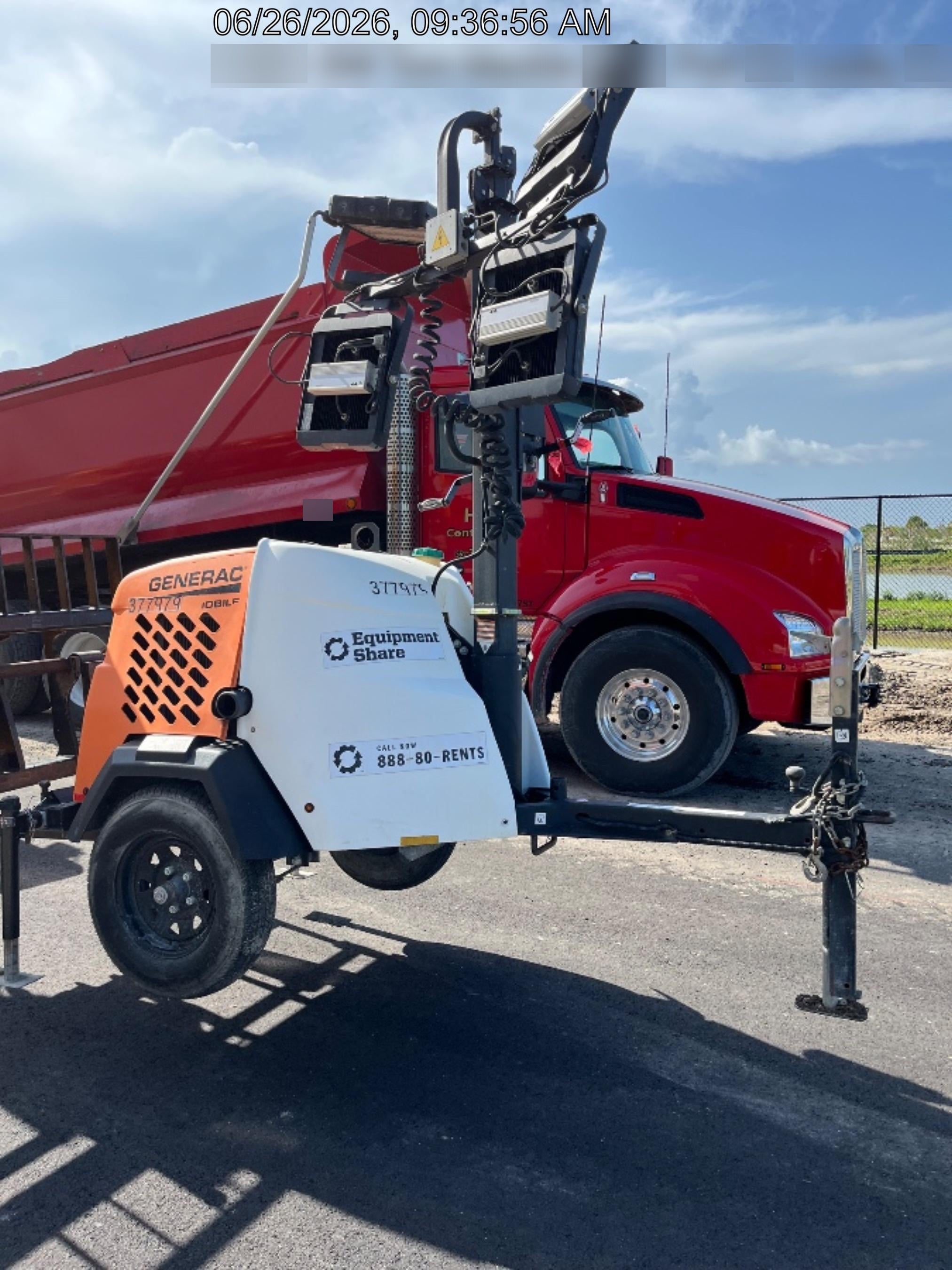 2023 Generac MLT2 Diesel, Flex Switch 120V Input, Powerzone Controller, 
(4) 320W LED Lights, 4kW Generator, 39.9 Gal Fuel Tank, 2" Ball, T3