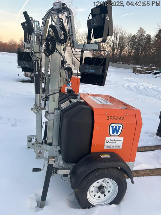 2024 Wanco WLTT-4MM4K Diesel, Deep Sea Controller, Shore Power Plug, Auto Start, (4) 350W LED Floodlights, 4kW Generator, 60 Gal Fuel Tank, 2" Ball, T3