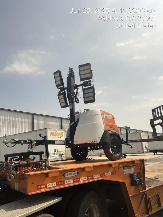 2025 Generac MLTS-4 Diesel, Mitsubishi L2E, 7.1 hp @1800 rpm, Flex Switch 120V Input, Powerzone Controller, (4) 320W LED Lights, 4kW Generator, 39.9 Gal Fuel Tank, 2" Ball, T3, ES Decals