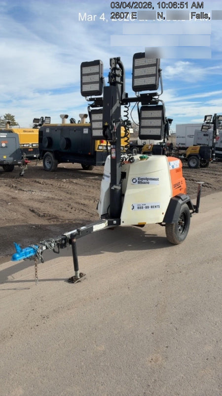 2024 Generac MLT2 Diesel, Flex Switch 120V Input, Powerzone Controller, 
(4) 320W LED Lights, 4kW Generator, 39.9 Gal Fuel Tank, 2" Ball, T3