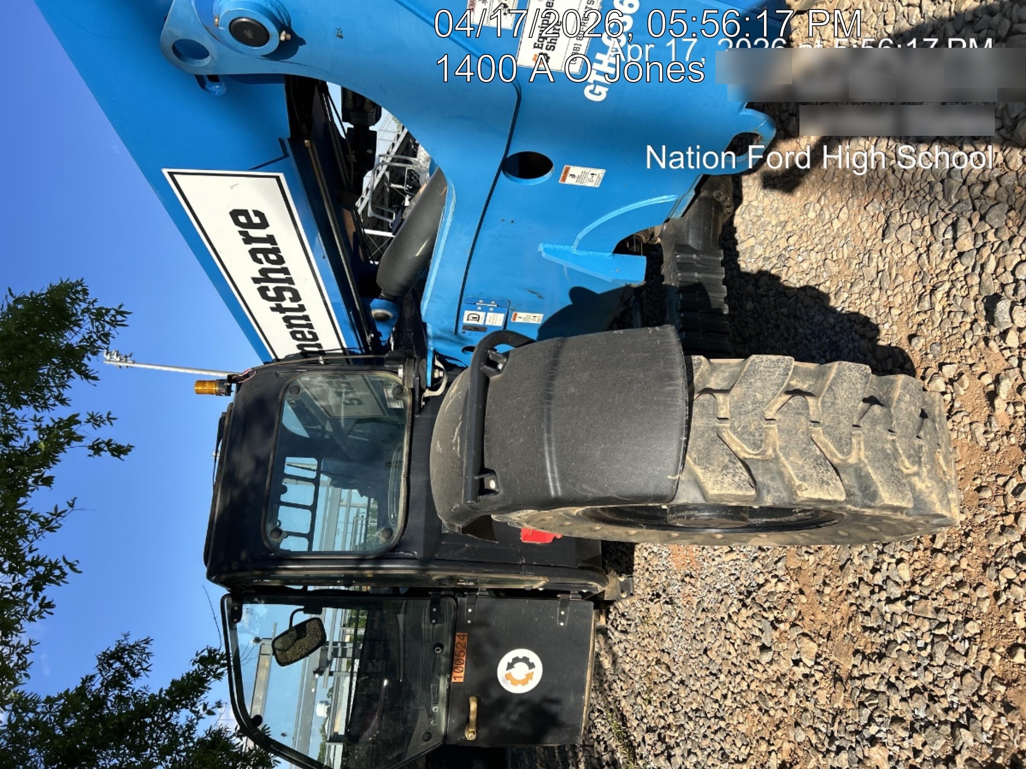 2020 Genie GTH-636 Cab/Heat/Air, Solid Tires, Work Lights, Beacon, Aux Hydraulics, Back up Alarm