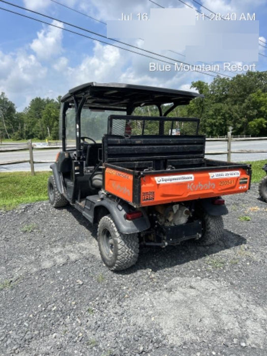 2022 Kubota RTV-X1140W-H Plastic Canopy, Windshield Acrylic Clear, LED Strobe Light, Wire Harness Kit, Back up Alarm