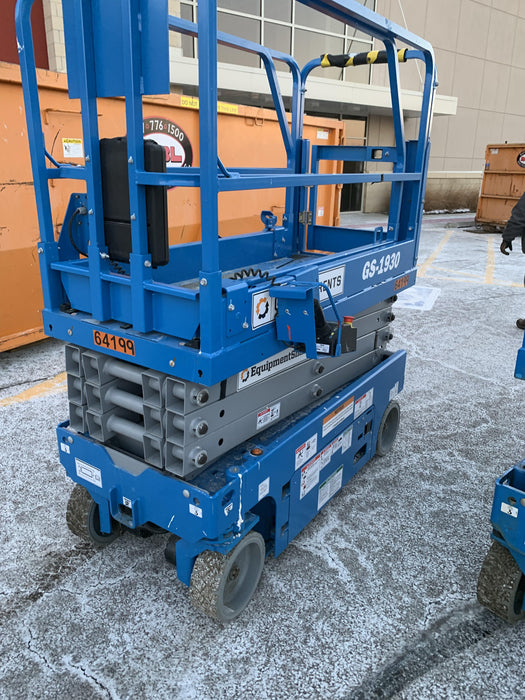 2020 Genie GS-1930 Solid Non Marking Tires, Beacon, Folding rails with half height swing gate