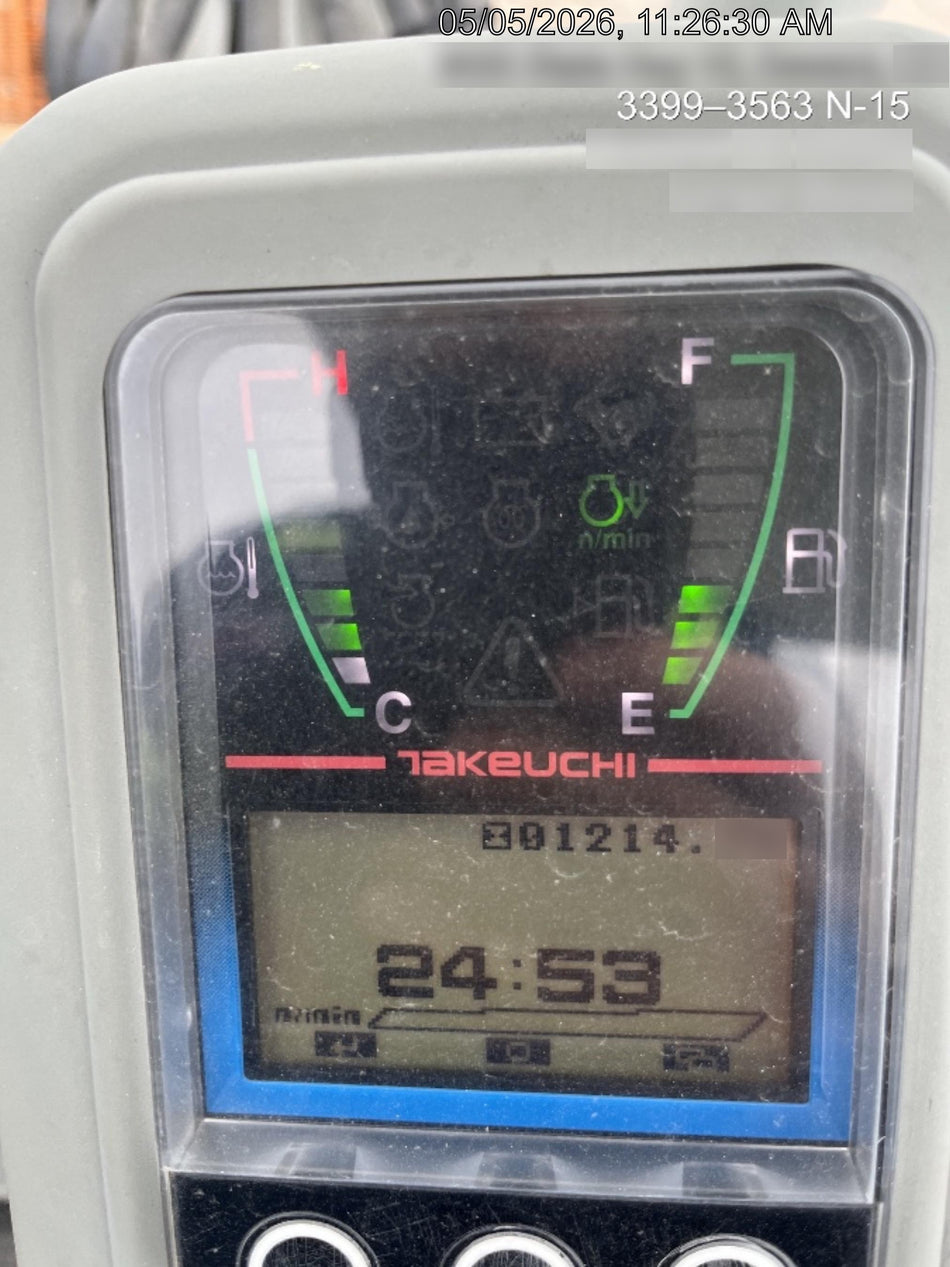 2022 TAKEUCHI TB250-2R