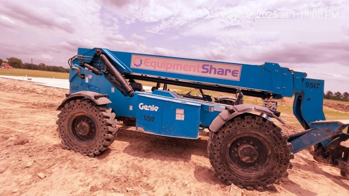 2017 Genie GTH-1056 Genie GTH1056, Solid Tires, 60" carriage, Open ROPS