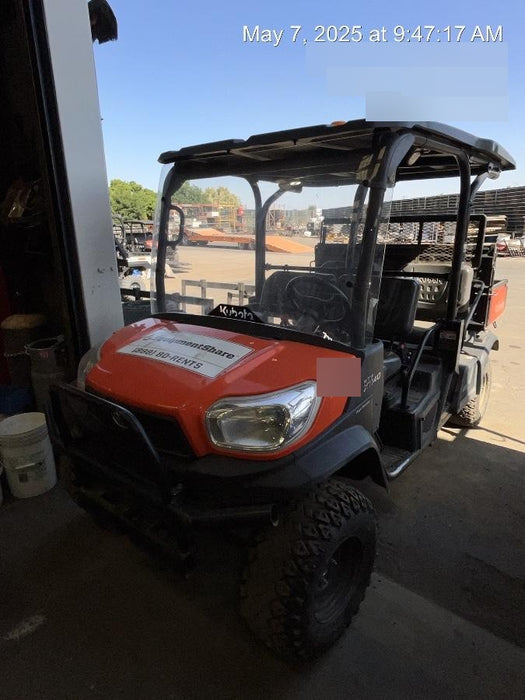 2021 Kubota RTV-X1140W-H Plastic Canopy, Windshield Acrylic Clear, LED Strobe Light, Wire Harness Kit, Back up Alarm
