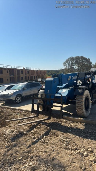 2017 Genie GTH-844 Diesel Engine, Solid Tires, 60" Carriage, Open ROPS