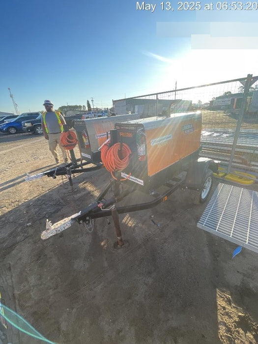 2021 Lincoln Electric Vantage 322 Vantage 322 Ready Pak 3 w/ Telematics & Decals, ORANGE (includes trailer, cable rack, fender light kit)