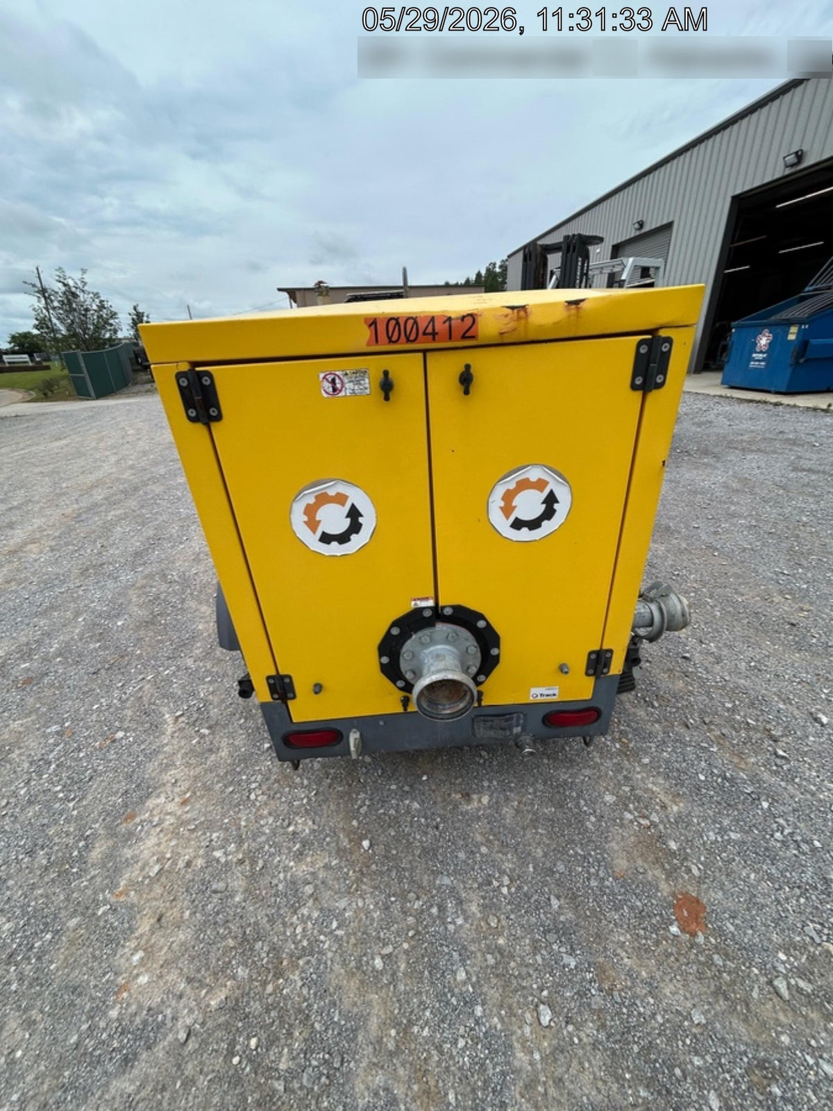 2020 ATLAS COPCO PAS 100 HF CS Enclosed