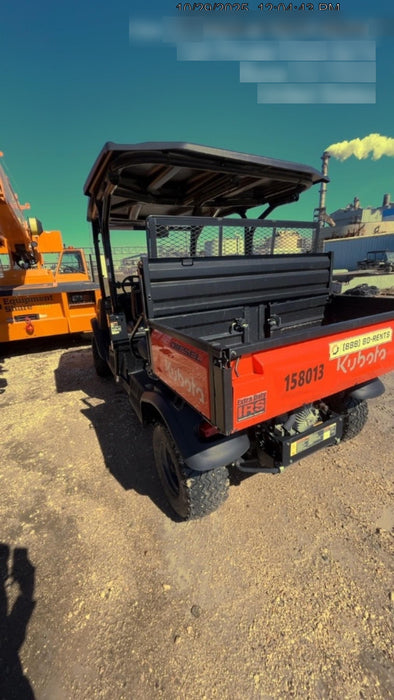 2022 Kubota RTV-X1140W-H Plastic Canopy, Windshield Acrylic Clear, LED Strobe Light, Wire Harness Kit, Back up Alarm