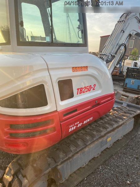 2025 TAKEUCHI TB250-2CR