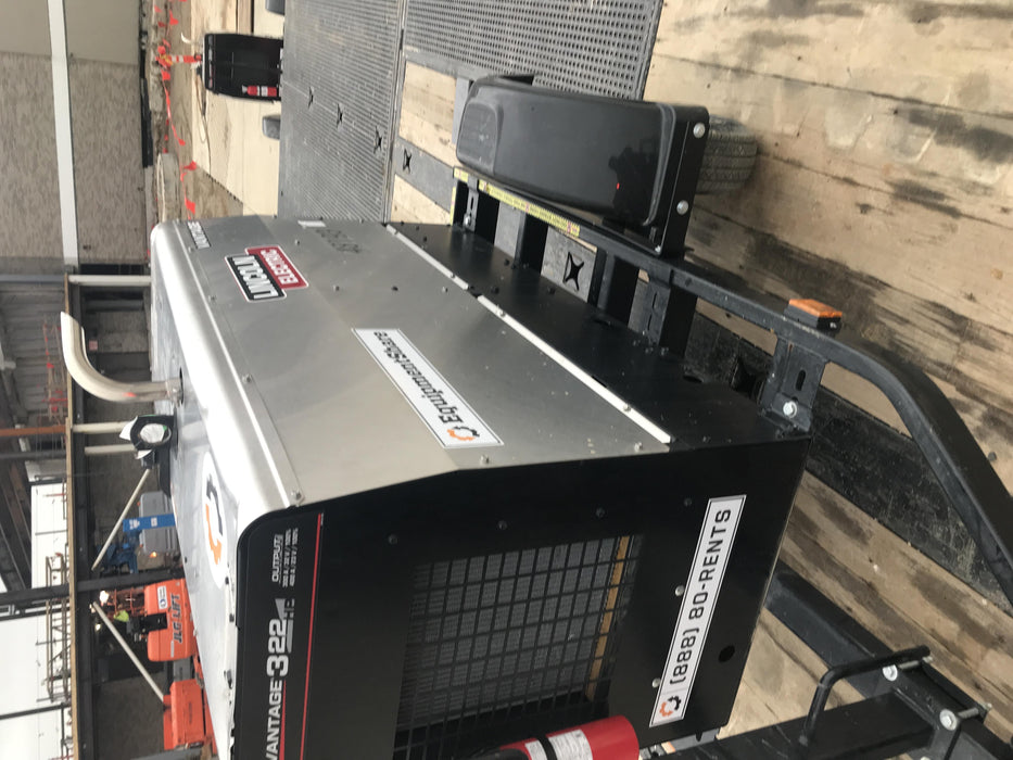 2019 Lincoln Electric Vantage 322 Ready-Pak 3, Two Wheel Trailer, Fender and Light Kit, Cable Rack