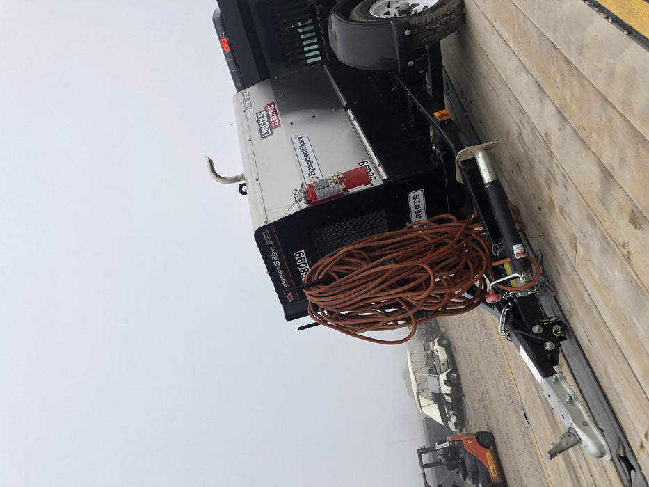 2019 Lincoln Electric Vantage 322 Welder Ready-Pak 3, Two wheel trailer, Fender and Light kit, Cable Rack
