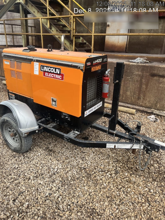 2022 Lincoln Electric LE400 Kubota V1505, Trlr, Cable Rack, Light Kit, ES Decals, T3