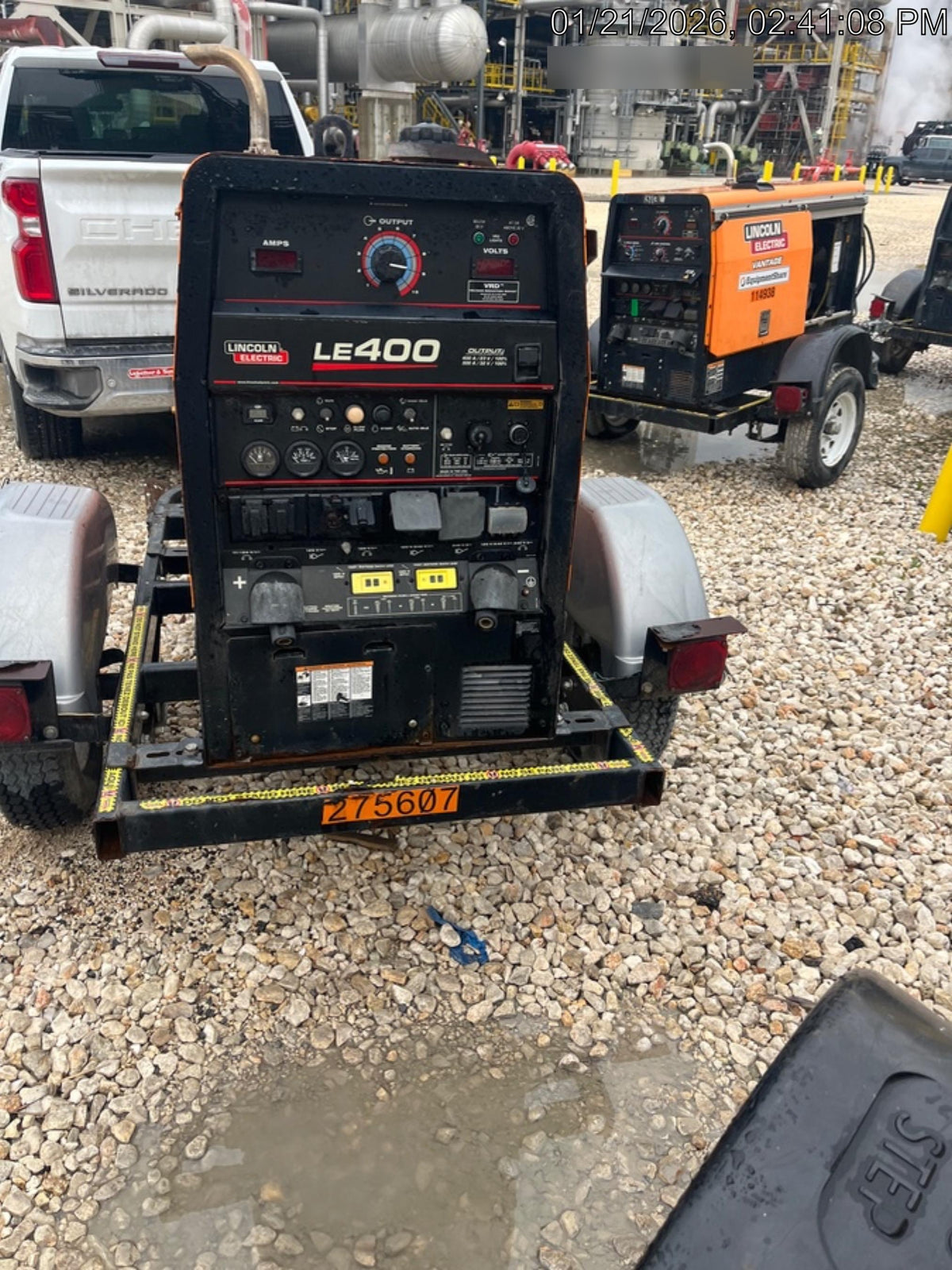 2022 Lincoln Electric LE400 Kubota V1505, Trlr, Cable Rack, Light Kit, ES Decals, T3
