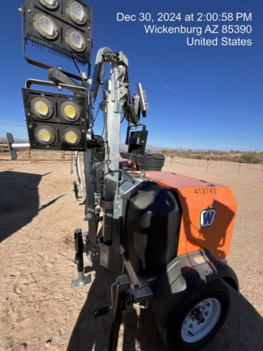 2024 Wanco WLTT-4MM4K Diesel, Deep Sea Controller, Shore Power Plug, Auto Start, (4) 350W LED Floodlights, 4kW Generator, 60 Gal Fuel Tank, 2" Ball, T3