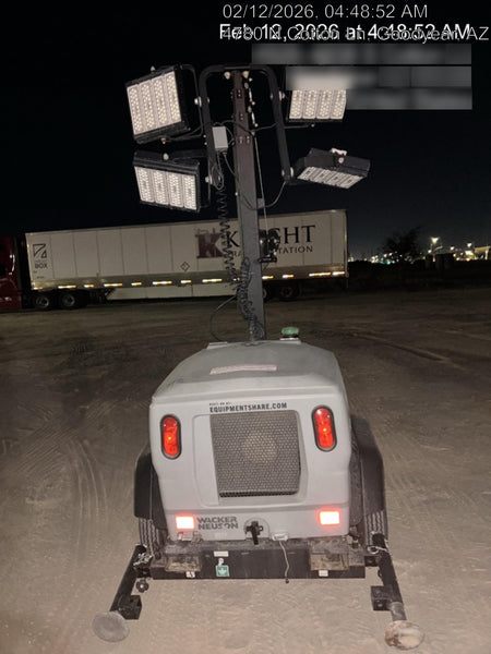 2024 Wacker Neuson LTT4 Diesel, Kohler KDW702, Deep Sea Controller, Auto Start, LED 320W, Bypass Outlet, T3