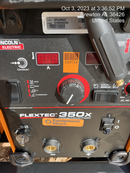 2023 LINCOLN ELECTRIC FLEXTEC 350X