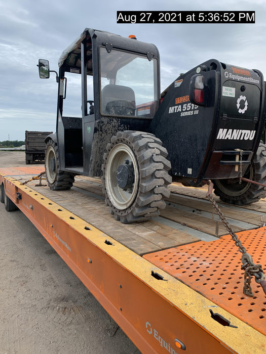 2020 Manitou MTA5519 Canopy, Solid Tires, Work Lights, Beacon, Aux Hydraulics, Back up Alarm, Mirrors, ES Keypad