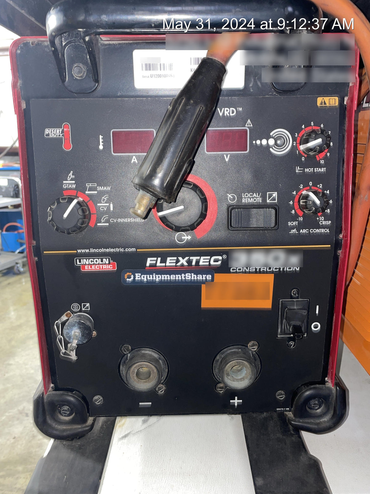 2020 LINCOLN ELECTRIC FLEXTEC 350X