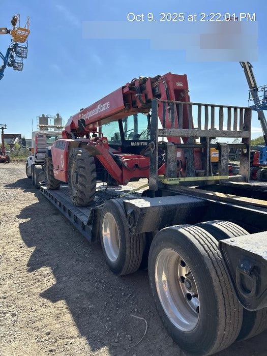 2020 Manitou MTA12055SER3 Cab/Heat/Air, Solid Tires, Amber Strobe, Lift Hook w/66" Carriage, 60" Forks