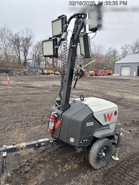 2024 Wacker Neuson LTT4 Diesel, Kohler KDW702, Deep Sea Controller, Auto Start, LED 320W, Bypass Outlet, T3