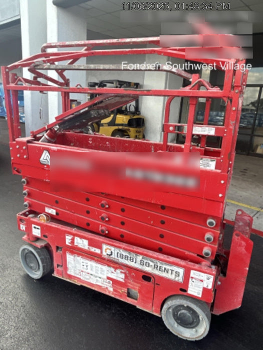 2021 Lgmg AS1932E Electric Drive, Solid Non Marking Tires, Dual Beacons