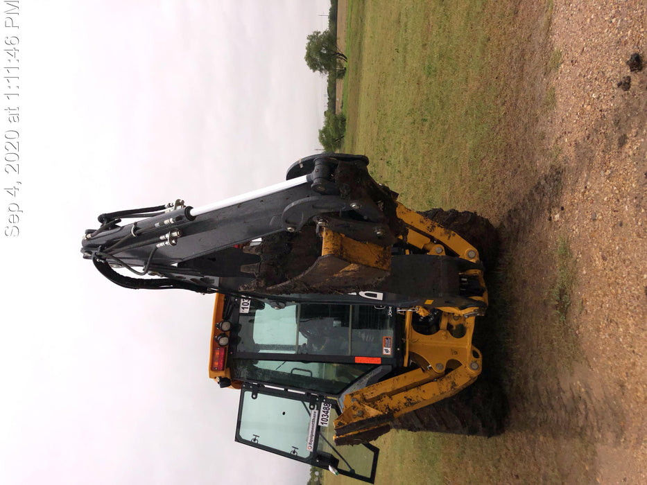 2020 John Deere 310LEP Cab/Heat/Air, 4WD, Standard Stick, Pilot Controls, 2 Way Hydraulics, TAG Manual QC