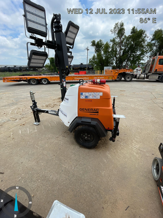 2023 Generac MLT2 Diesel, Flex Switch 120V Input, Powerzone Controller, (4) 320W LED Lights, 4kW Generator, 39.9 Gal Fuel Tank, 2" Ball, T3